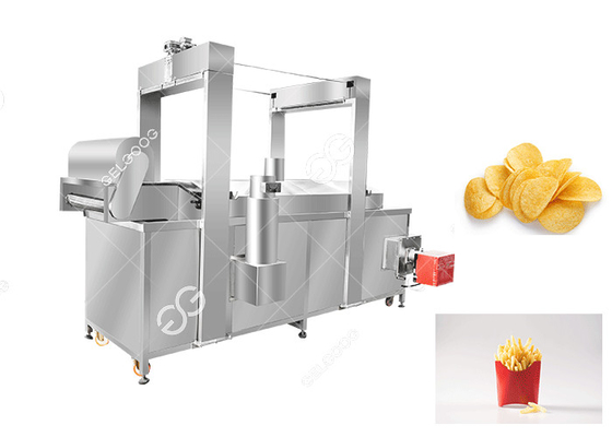 Porcellana Patate fritte automatiche del gas &amp; elettriche della friggitrice della macchina della patata che friggono macchina fornitore