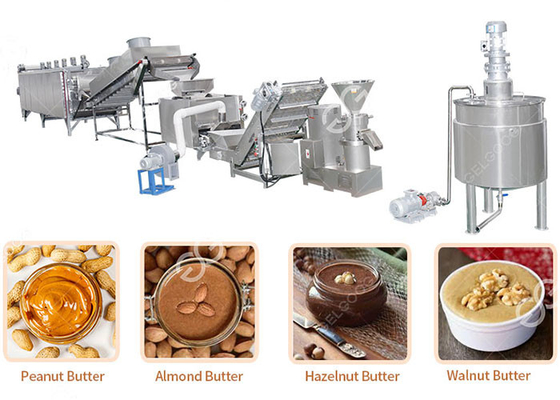 Porcellana Smerigliatrice industriale del burro di dado di Henan GELGOOG, alta macchina utensile del burro di arachidi di automazione fornitore